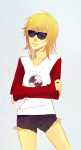  arms_crossed dave_strider mookie red_baseball_tee request rule63 solo 