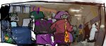 2026 alternate_hair andrew_hussie back_angle c1ubdeuce del'fi fashion fullres homestuck:_beyond_canon ly'lac meat_timeline nymphs satyrs sepulchritude_shirt wip