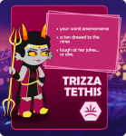 2020 alternia body_modification fullres hive hivesprite hiveswap night saeronovace solo starter_outfit text trizza's_trident trizza_tethis troll_call zodiac_symbol