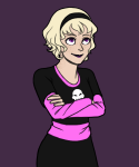  arms_crossed ask black_squiddle_dress freckles rose_lalonde solo sporelett 