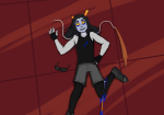 2015 blood broken_bow dead equius_zahhak flash_asset fullres ikimaru impalement lying no_glasses solo starter_outfit