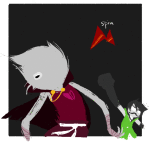  2026 animated body_modification dirk_strider facial_hair fashion fullres godtier heart_aspect homestuck:_beyond_canon jaggy_lines jake_english meat_timeline no_glasses oblique_angle prince prospitruledersedrool strife text ultimate_dirk 