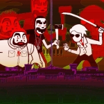 2025 alpha_dave axe cover_art epic fullres image_manipulation insane_clown_posse katana koala_tea reesereeserson sprite_mode strife weapon