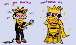  2015 body_modification dancestors dream_ghost eridan_ampora fashion fullres glassesswap jaggy_lines meenah_peixes sailorbeefcake scribble_mode text 