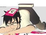 2012 antemrd beagle_puss book broken_source fake_arms john_egbert kneeling solo sweat sylladex wonk