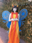 2013 animated aranea_serket cosplay dancestors fullres godtier light_aspect princehess real_life solo sylph
