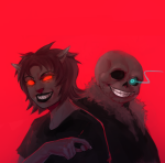 2015 alisonnyash crossover fullres no_glasses starter_outfit terezi_pyrope troll_caegar_coin undertale