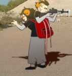  2023 aradia_megido carrying fullres gun image_manipulation jaggy_lines meme meraki-sunset rifle starter_outfit tavros_nitram team_charge 