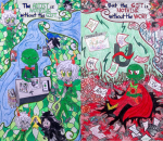  2015 artificial_limb breath_aspect caliborn callie_ohpeee calliope cherubim diamond fullres godtier heart heir high_five illustrating jade_harley jane_crocker john_egbert kamikal life_aspect lord maid space_aspect starter_outfit text time_aspect white_wand witch zodiac_symbol 