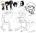  ... 2011 art_dump bana blush computer emoticon equius_zahhak fullres gamzee_makara headshot heart high_horse holding_hands humanized kiss lance_armstrong multishipping pbj profile shipping sitting starter_outfit tavros_nitram text wheelchair word_balloon 