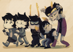 dammek gilly-e hiveswap joey_claire jude_harley sweat trizza_tethis xefros_tritoh 