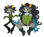  2025 blush casual chubstuck dancestors fashion freckles fullres leijons meulin_leijon nepeta_leijon night_milk no_hat sitting 