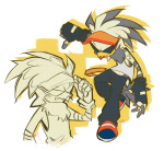 2025 animalstuck blush crossover dirk_strider fullres sealsinnet solo sonic_the_hedgehog