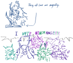  2024 ancestors crying expatriate_darkleer fullres grand_highblood lineart marquise_spinneret_mindfang monochrome neophyte_redglare orphaner_dualscar pastabaguette text the_dolorosa the_truth word_balloon 