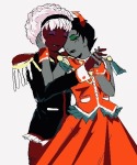  2025 blush crossover dancing fashion formal fullres kanaya_maryam redrom revolutionary_girl_utena rose_lalonde rosemary ruldem shipping 