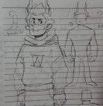2017 fullres grayscale hiveswap ladysantos30 pencil sketch solo starter_outfit text zebede_tongva