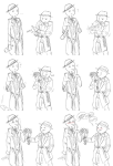  ! 2014 ? alcohol beverage blush flowers fullres grayscale heart lineart pickle_inspector pickled_corn problem_sleuth problem_sleuth_(adventure) redrom shipping starter_outfit sweat text tyska word_balloon 