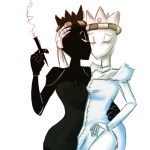  black_queen bq crown queenship shipping umbritis white_queen wq 