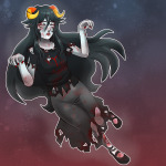 2023 aradia_megido blood dead_aradia fullres grim-kitkat midair solo starter_outfit