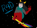 dancestors dream_ghost fullres kneeling latula_pyrope midair rainbow sitting skateboard solo stars starter_outfit text tulula71