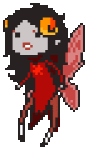 2011 animated aradia_megido feastings fullres glitter godtier maid pixel solo time_aspect transparent walksprite
