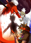 2014 blindfold blood dave_strider dead dragon_cane fullres godtier impalement kanaya_maryam knight paperseverywhere pm prospitian_monarch terezi_pyrope time_aspect 