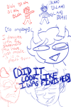  2018 clownenergyy comic dancestors deleted_source dream_ghost fullres galekh_xigisi hiveswap kankri_vantas lineart sketch starter_outfit text theme_coloring 