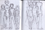 ancestors grand_highblood grayscale height_chart marquise_spinneret_mindfang orphaner_dualscar pencil sketch the_disciple the_dolorosa the_psiioniic the_sufferer toastyhat 