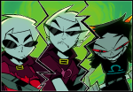  2024 caledfwlch dave_strider dirk_strider dragon_cane fullres godtier gr1mv4d3r heart_aspect jaggy_lines knight land_of_tombs_and_krypton prince starter_outfit terezi_pyrope time_aspect weapon 