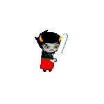 2016 animated chainsaw flash_asset fullres innerrayg jaggy_lines kanaya_maryam midair solo sprite_mode starter_outfit transparent