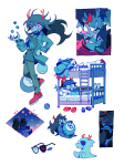  116fdnht 2021 8_ball ancestors art_dump back_angle barefoot bed blinded_mindfang casual fluorite_octet grubs hat limited_palette marquise_spinneret_mindfang scalemates scourge_sisters shipping sitting sleeping starter_outfit terezi_pyrope troll_caegar_coin vriska_serket 