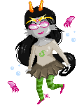  2014 animals animated cuttlefish dream_ghost fashion feferi_peixes fullres godtier life_aspect pixel solo transparent veri witch 