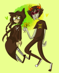  andouilles blind_sollux dogtier glasses_added godtier houndoom jade_harley redrom shipping sollux_captor space_aspect witch 