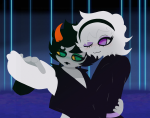  2026 black_squiddle_dress dancing fashion fullres holding_hands inknautilus jaggy_lines kanaya_maryam land_of_rays_and_frogs redrom rose_lalonde rosemary shipping wonk 