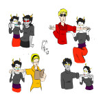  2012 blood blush book dave_strider faqundo fullres gash_sash godtier kanaya_maryam knight light_aspect rainbow_drinker redrom rose_lalonde rosemary seer shipping starter_outfit terezi_pyrope time_aspect 