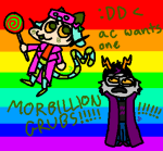 ! 2026 blackrom candy emoticon eridan_ampora eyestrain fullres heart jaggy_lines midair nepeta_leijon noncon scoundrellyfeline shipping spiral_sucker starter_outfit text trickster_mode
