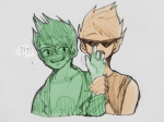  dirk_strider jake_english licking limited_palette mapi0808 pumpkin_patch redrom shipping starter_outfit strong_tanktop word_balloon 