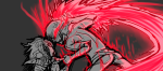  2011 blood eridan_ampora fullres grayscale highlight_color monochrome pride psionics sketch sollux_captor starter_outfit strife 
