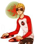  dave_strider red_baseball_tee solo soullux turntables 