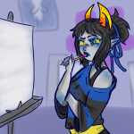 2018 fullres grim-kitkat hiveswap illustrating remele_namaaq solo starter_outfit