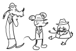 2011 ace_dick animalstuck crossover disney fullres grayscale jaggy_lines nevertoomanyspiders pickle_inspector problem_sleuth problem_sleuth_(adventure) team_sleuth