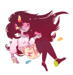  casual cuttlefish fashion feferi_peixes no_glasses pixel poopseverywhere solo transparent underwater 
