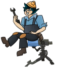  crossover jane_crocker no_glasses sitting solo team_fortress_2 thechaomaster 
