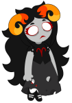  2026 aradia_megido dead_aradia fullres hivesprite jaggy_lines lizardcakezzz solo starter_outfit transparent 