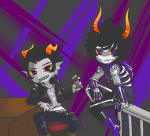 2014 biker_outfit cronus_ampora dancestors fashion fullres jaggy_lines kurloz_makara lunaticjin scars sitting smoking