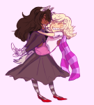 carrying dogtail dogtier godtier jade_harley notmikey redrom roxy&#039;s_striped_scarf roxy_lalonde shipping space_aspect starter_outfit witch witches_brew 