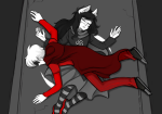 2015 dave_strider dogtier flash_asset fullres godtier ikimaru jade_harley knight lying on_stomach quest_bed space_aspect time_aspect witch