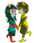  2014 animated blush dancestors fullres holding_hands latula_pyrope mituna_captor no_hat pixel profile radrom redrom shipping starter_outfit transparent veri 
