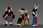2023 aradia_megido body_modification casual cottonflurry fashion fullres sitting sollux_captor starter_outfit tavros_nitram wheelchair