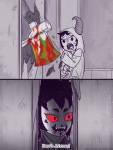  axe blood chahut_maenad comic crossover fake_horns flashlight hiveswap joey_claire kang0-0a parody the_shining weapon 